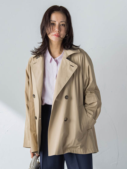 【ラク軽トレンチ】ラグランスリーブジャケット