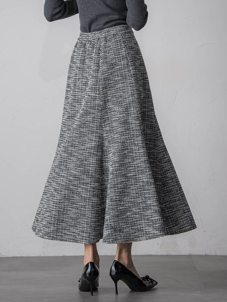 ツイードラメマーメイドスカート