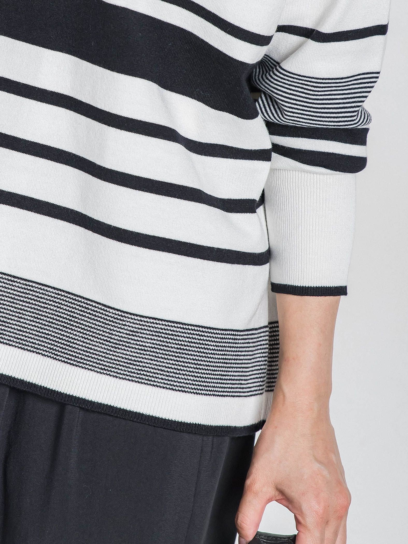 【WEB限定】ランダムボーダーニット≪11号あり/洗える≫