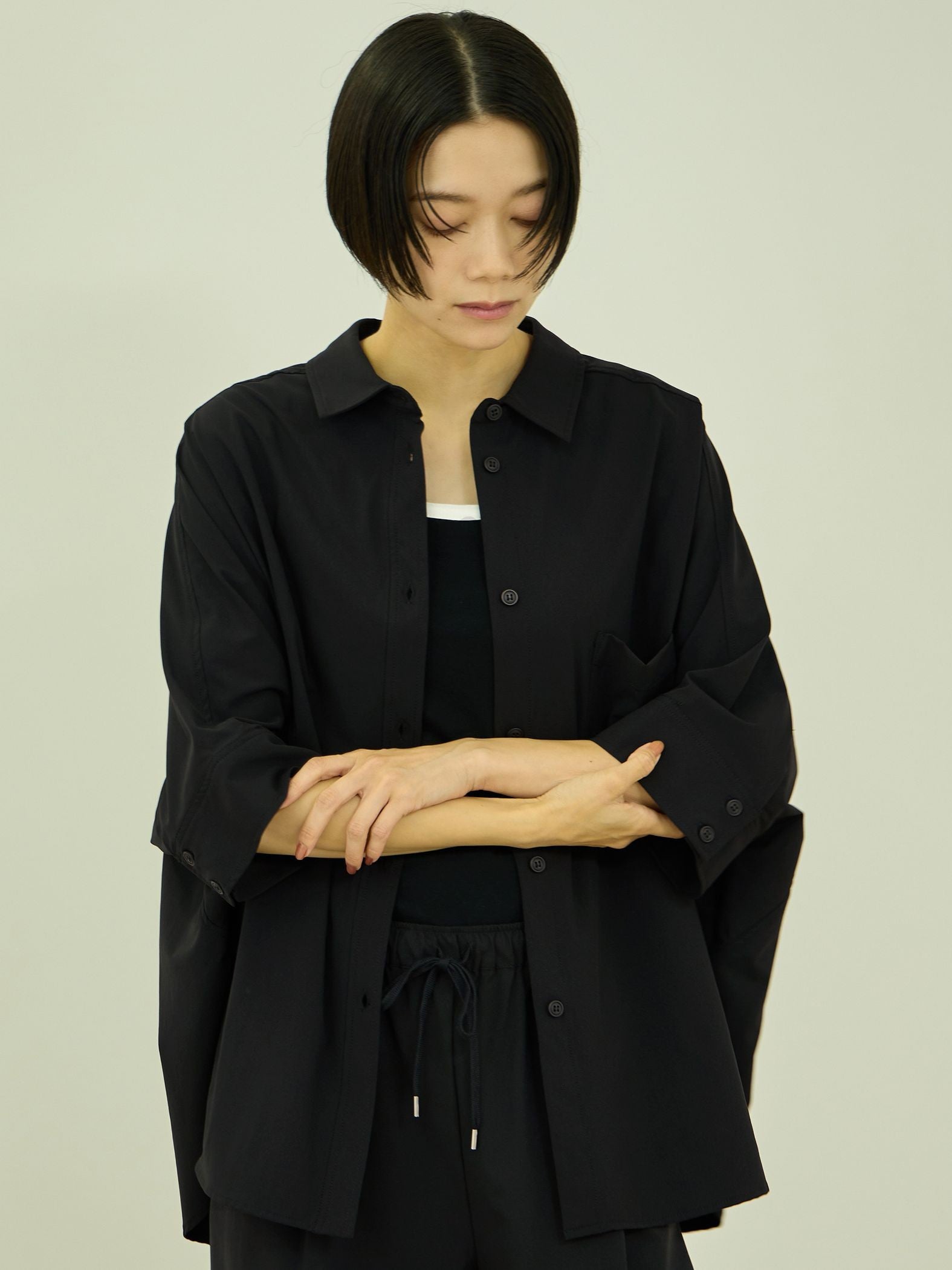 【涼やかストレッチ】ゆったりシャツ