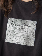 【WEB限定】スクエア箔オーバーサイズTシャツ≪手洗い可能≫