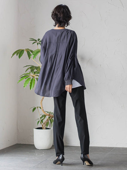 【WEB限定】シルキーローンブラウス