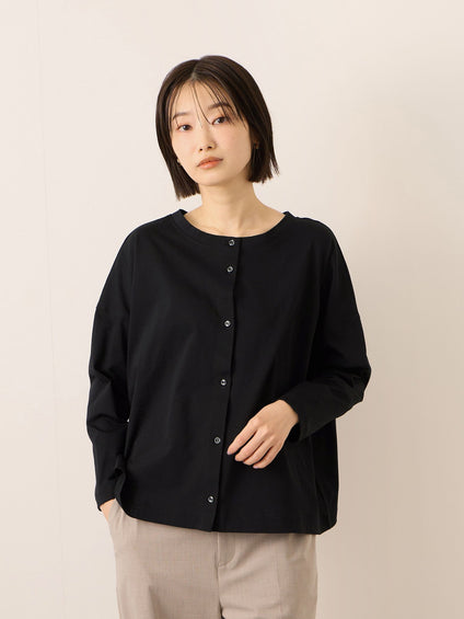 《予約》【機能するミニマル服】前後2WAYカーデ《UVカット》