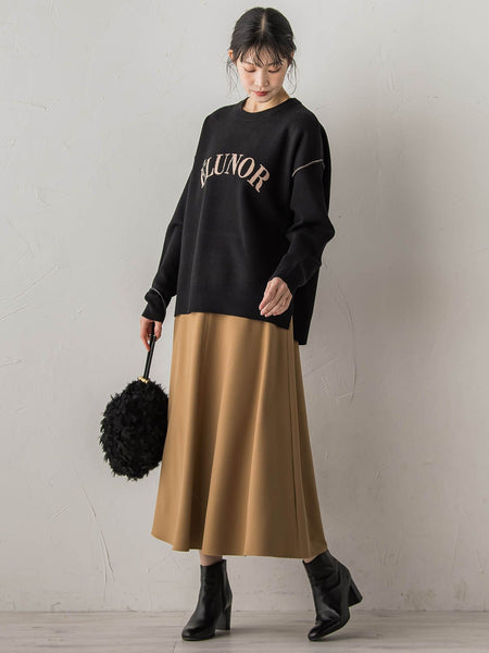 両面起毛ストレッチスカート≪洗濯機で洗える≫