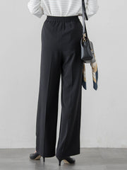 ハイストレッチカルゼワイドパンツ