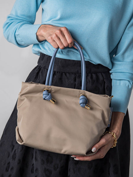 【VIOLAd'ORO】ノットハンドルナイロントート