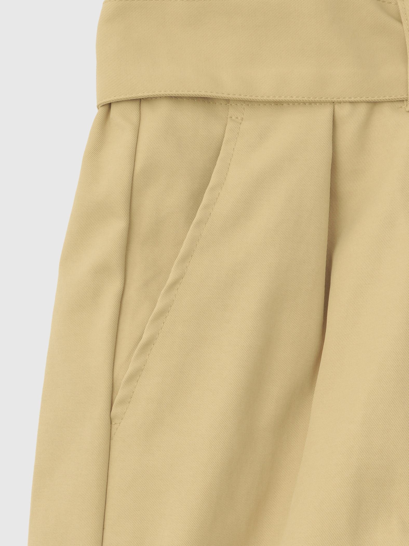 【大人の抜け感】ツイルチノワイドパンツ