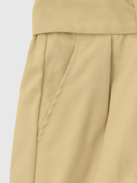 【大人の抜け感】ツイルチノワイドパンツ