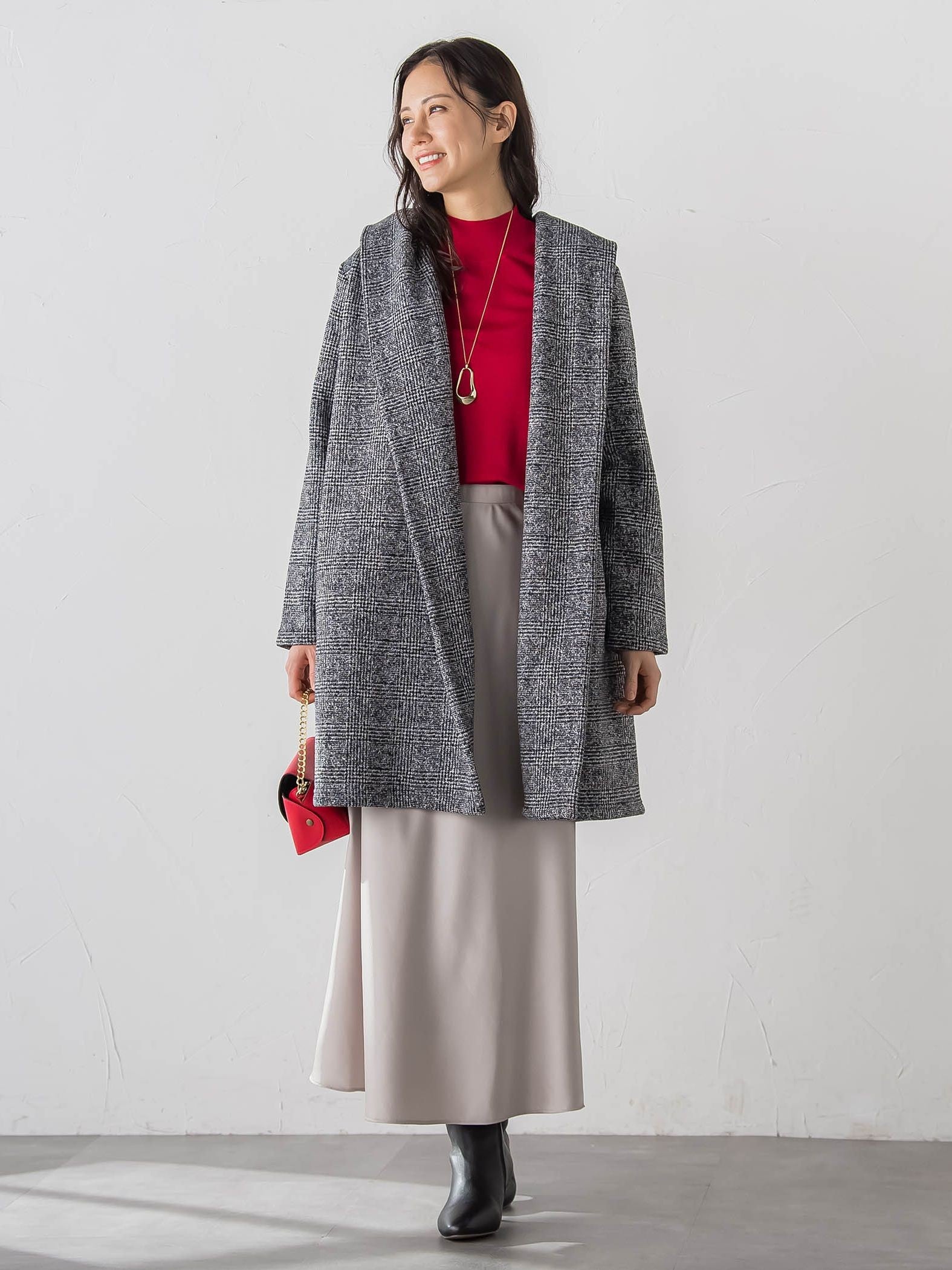 【WEB限定】≪秋冬中間アウター≫裏起毛コーディガン