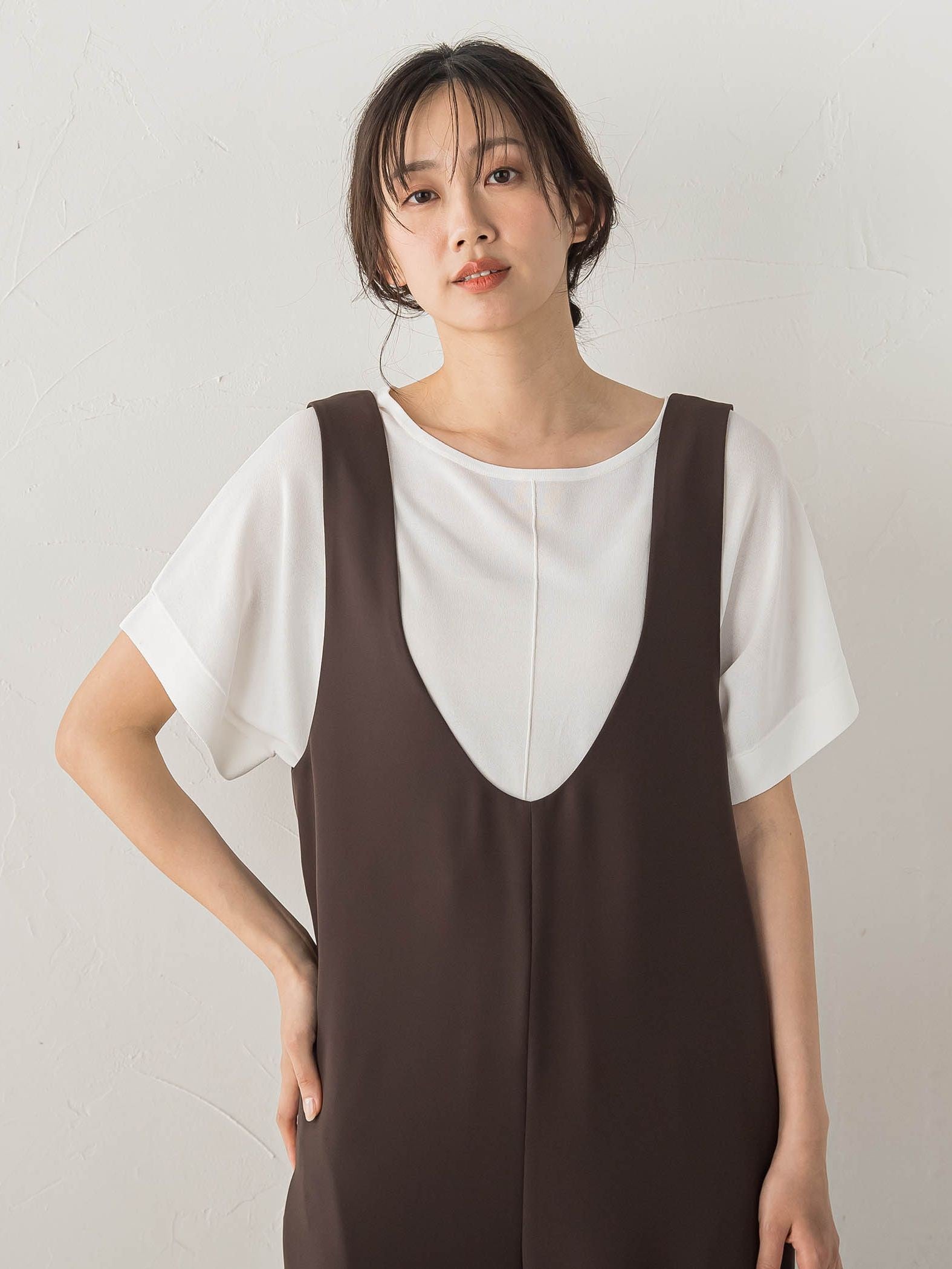 半袖Basicニット