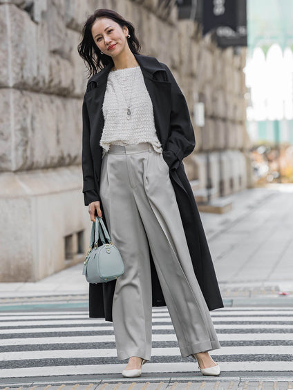 【ラク軽トレンチ】ラグランスリーブスプリングコート≪手洗い≫