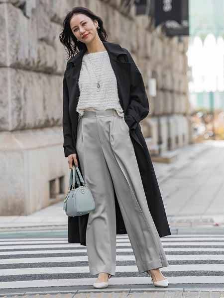 【ラク軽トレンチ】ラグランスリーブスプリングコート≪手洗い≫