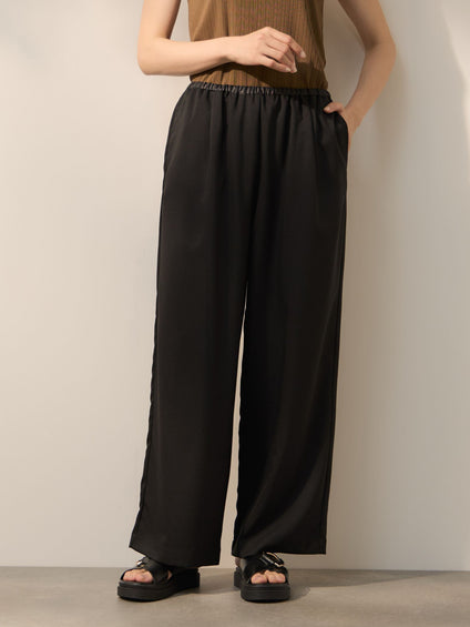ナチュレッチコンフォートワイドパンツ
