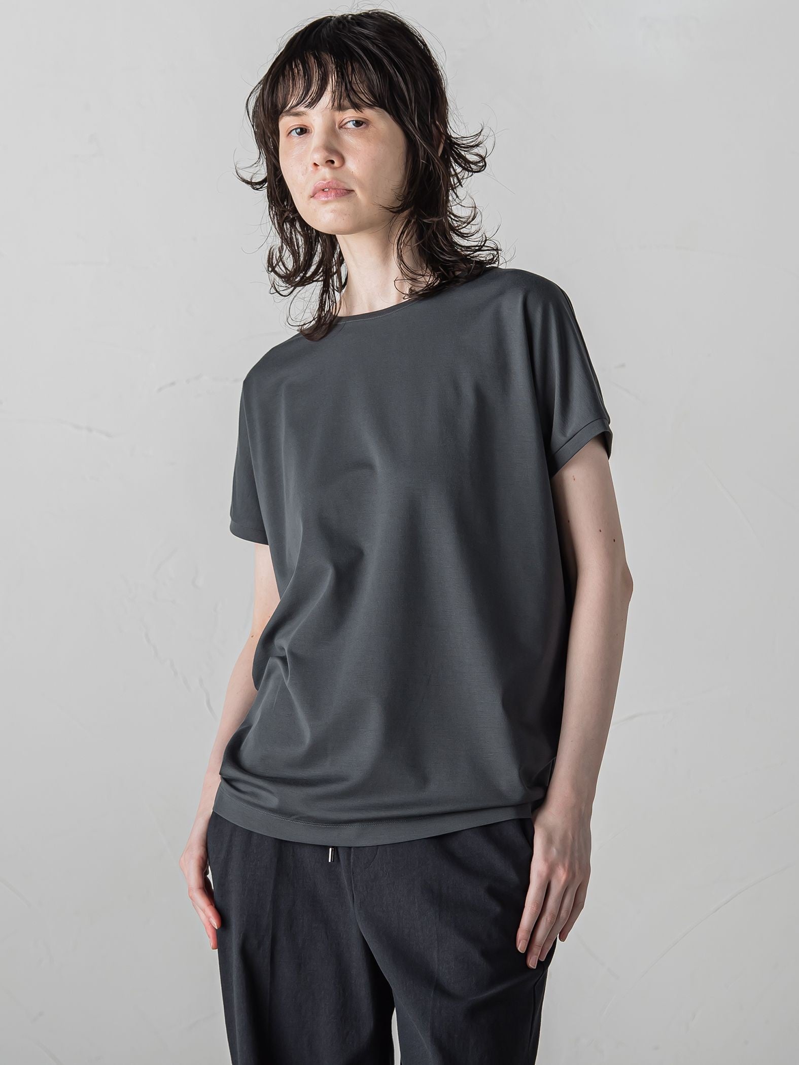 マシュマロポンチカットソー≪洗濯機で洗える≫