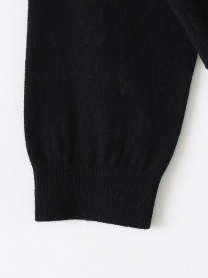 Vネックビジューカーディガン≪手洗い可能≫