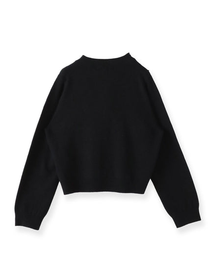 Vネックビジューカーディガン≪手洗い可能≫