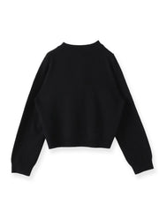 Vネックビジューカーディガン≪手洗い可能≫