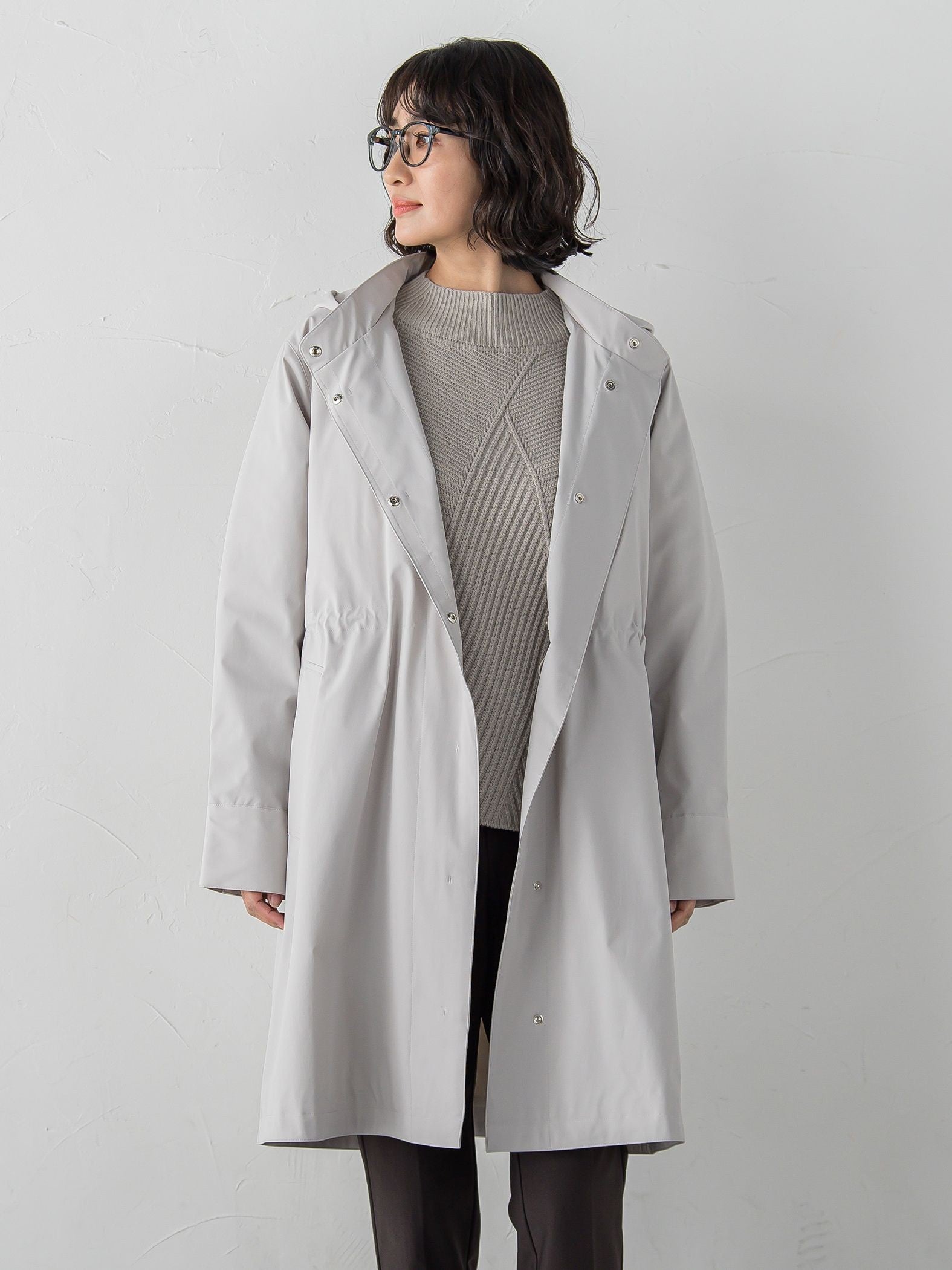 パーテーションダウンロングコート