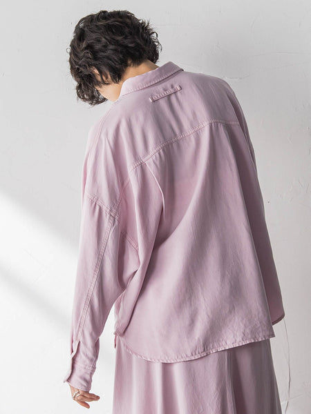 【40周年限定】カラーデニムドルマンシャツ