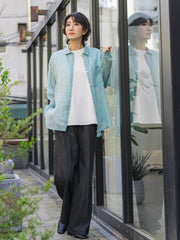 【大きいサイズ】セルロースデニムワイドパンツ