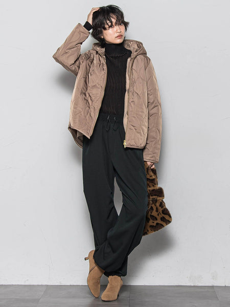 【WEB限定】プレーティングリブニットプルオーバー≪手洗い可能≫