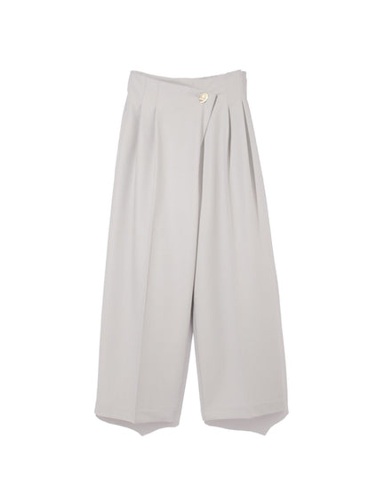 ストレッチツイルデザインタックパンツ≪手洗い可能≫