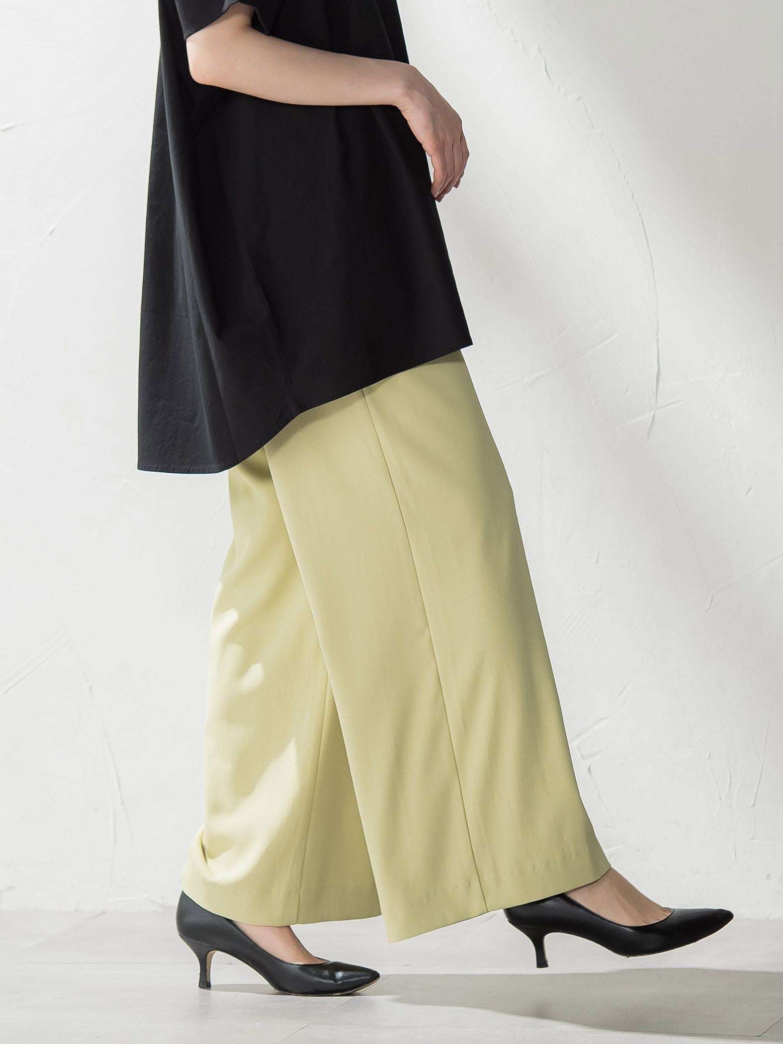 【WEB限定】タンブラーブッチャーワイドパンツ≪手洗い可能≫