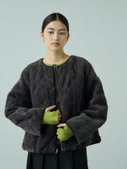 ひょうたんキルトリバーシブルZIPジャケット