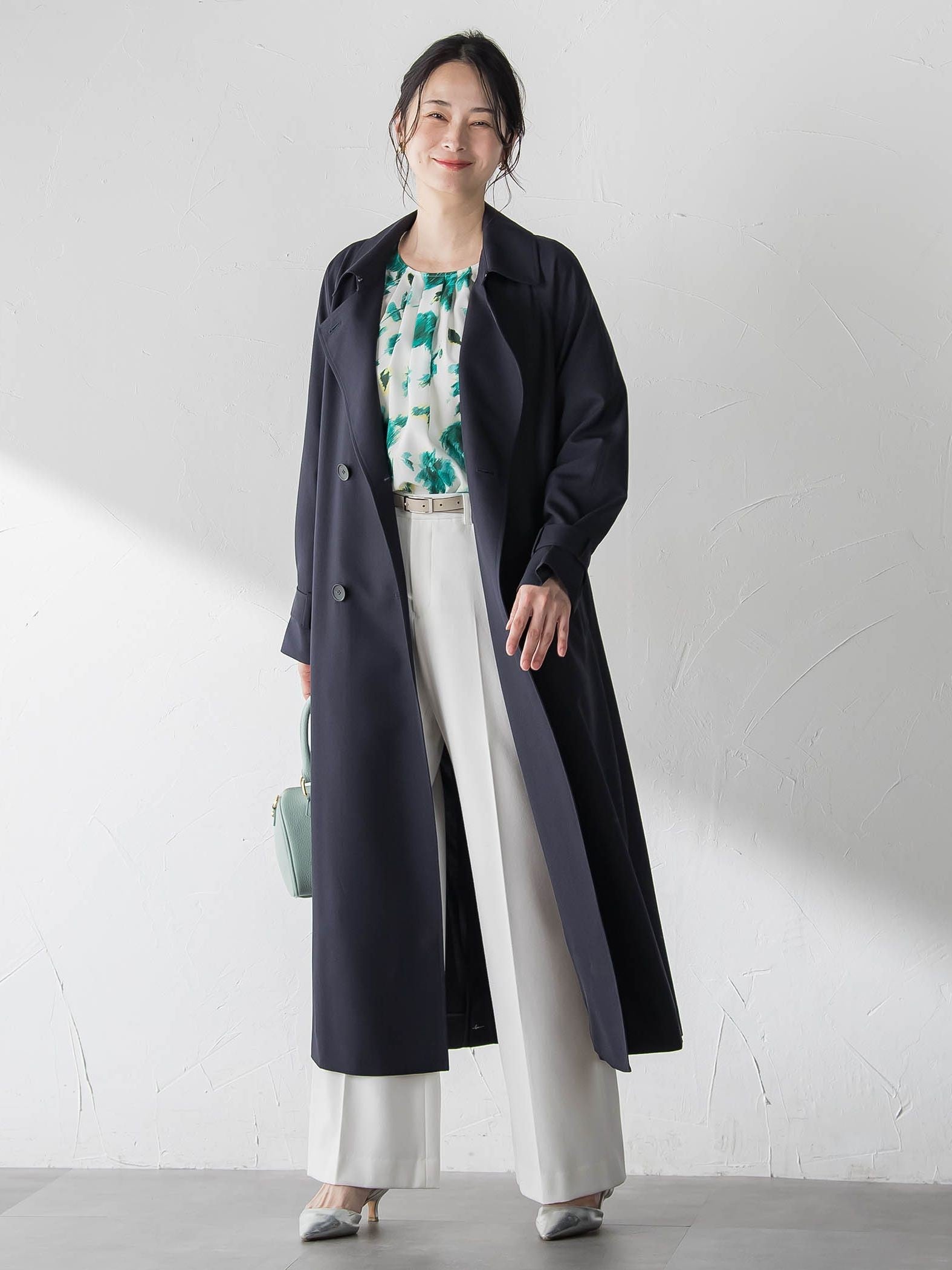 【ラク軽トレンチ】ラグランスリーブスプリングコート