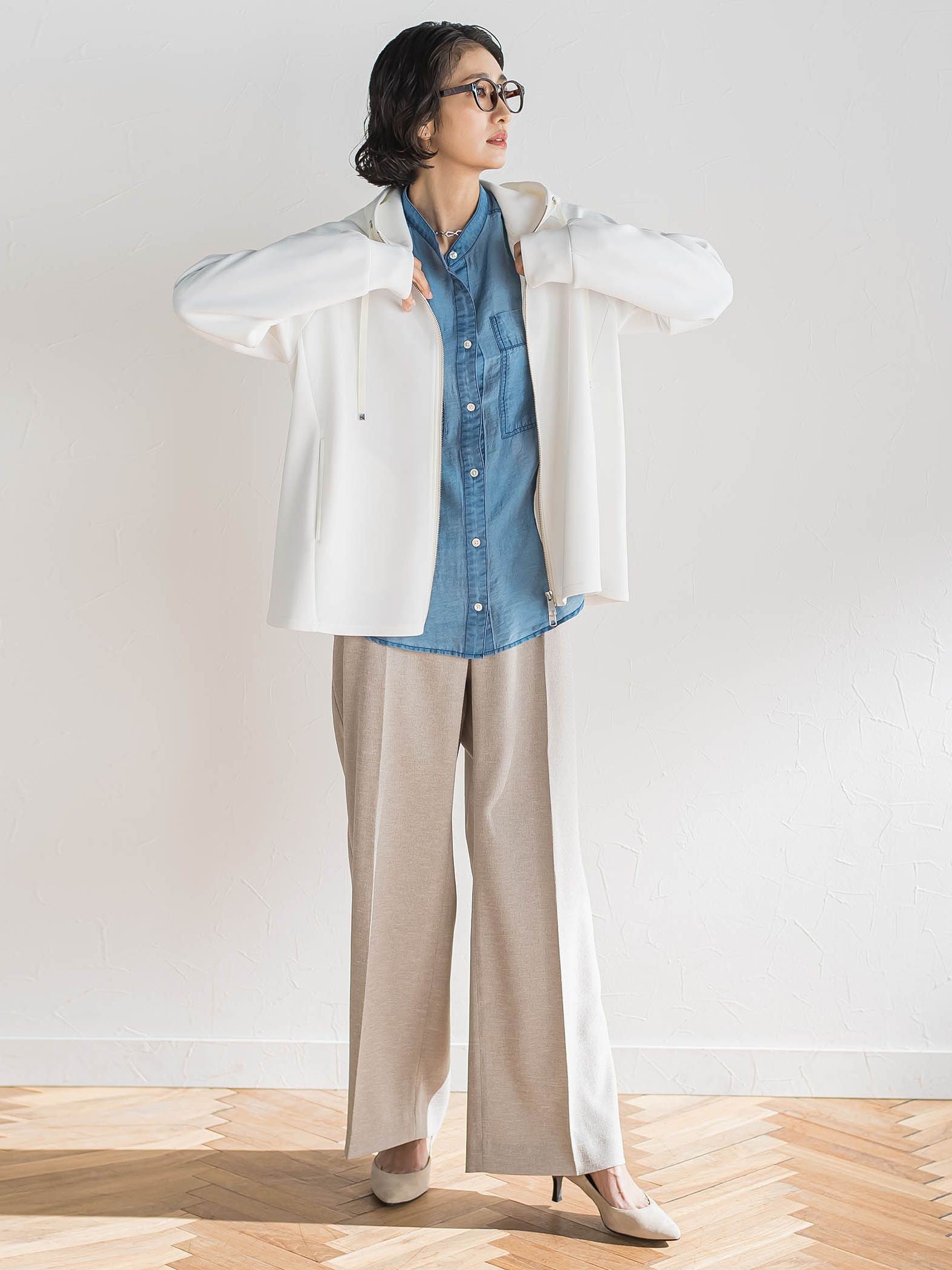 シアーデニムシャツ