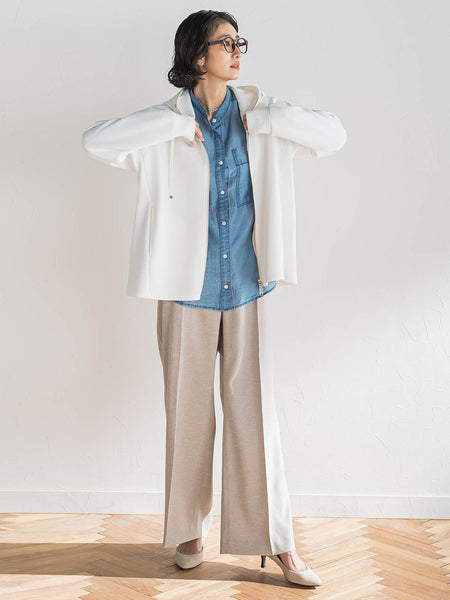 シアーデニムシャツ