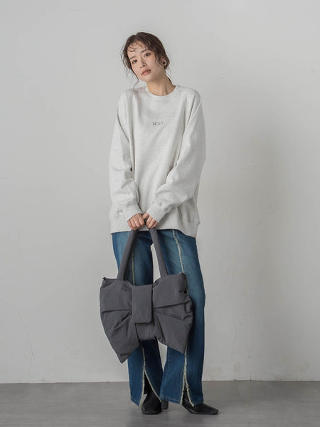 JLounge限定】VICKY ロゴ刺繍スウェット≪洗濯機で洗える