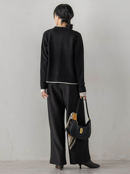 スーパーストレッチステンカーディガン≪洗濯機で洗える≫