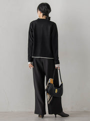 スーパーストレッチステンカーディガン≪洗濯機で洗える≫