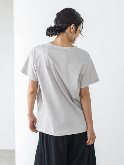 【J Lounge限定】la.f...ロゴTシャツ≪手洗い可能≫