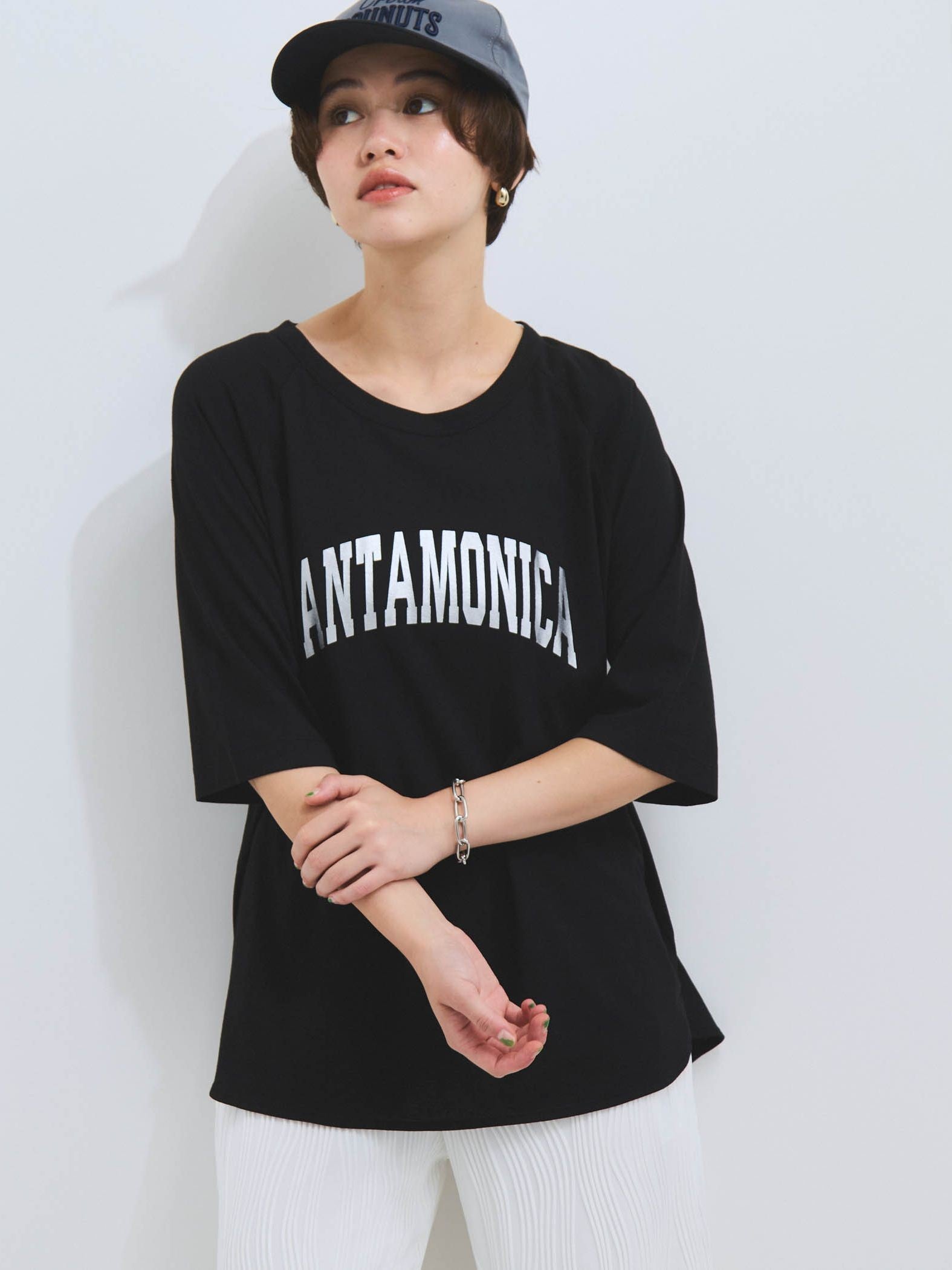 ラグランスリーブロゴTシャツ≪手洗い可能≫