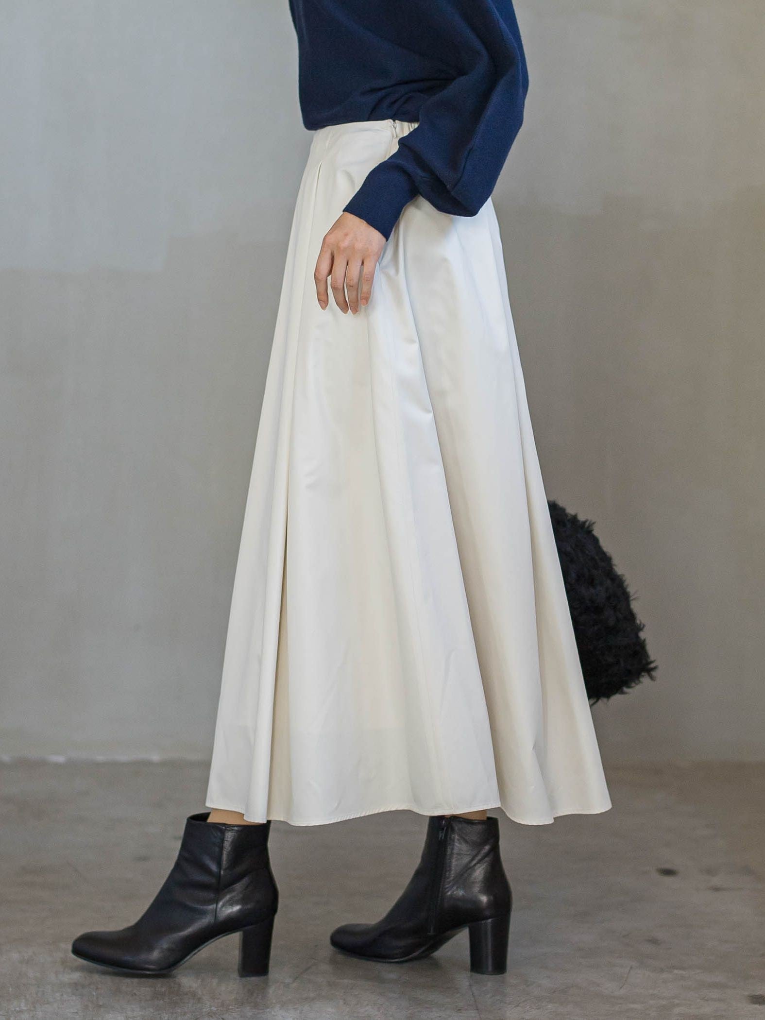 タフタタックスカート≪洗濯機で洗える≫