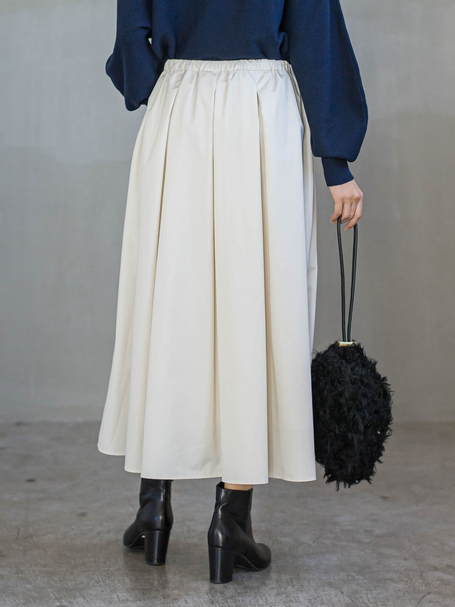 タフタタックスカート≪洗濯機で洗える≫