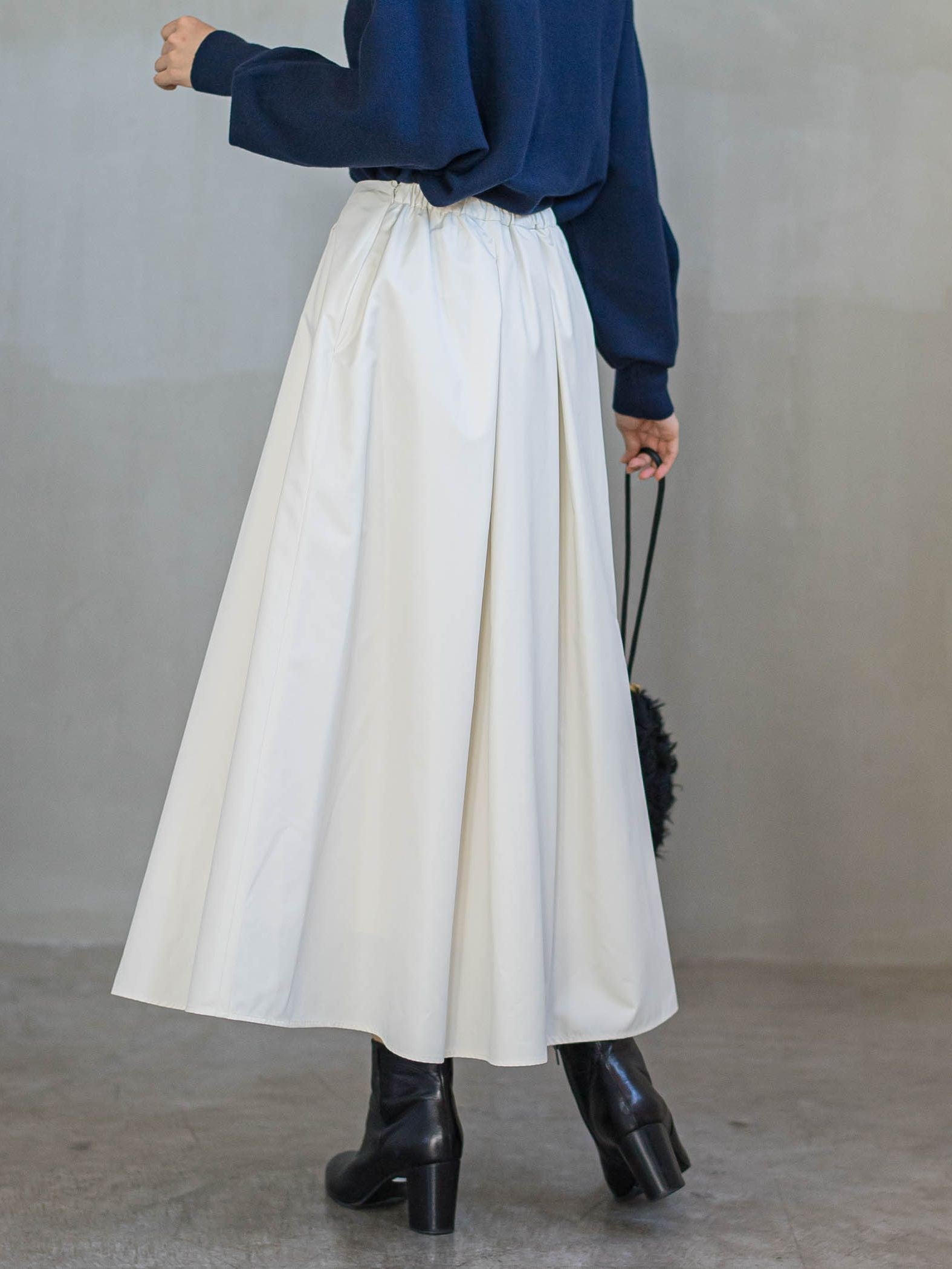 タフタタックスカート≪洗濯機で洗える≫