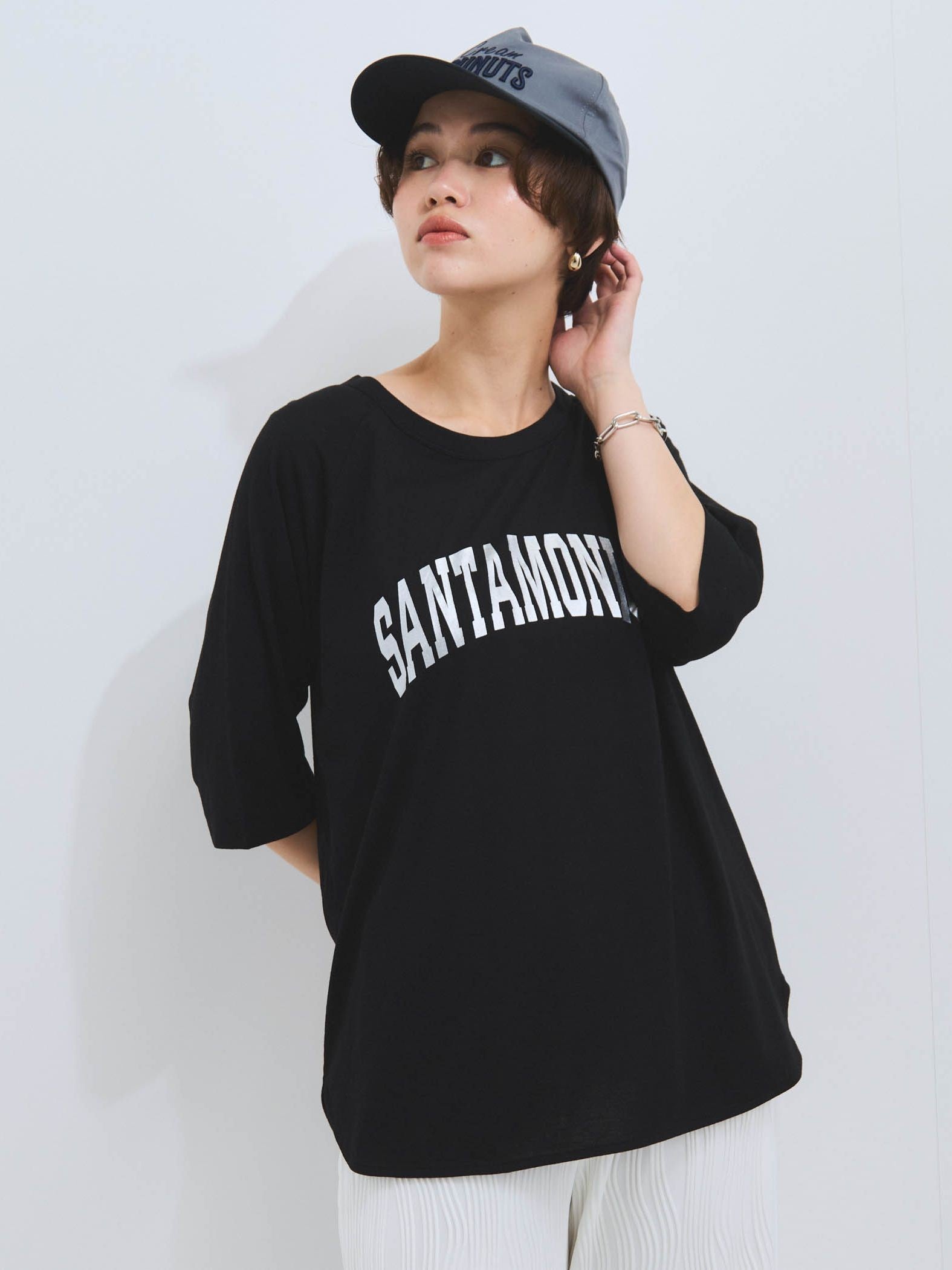 ラグランスリーブロゴTシャツ≪手洗い可能≫