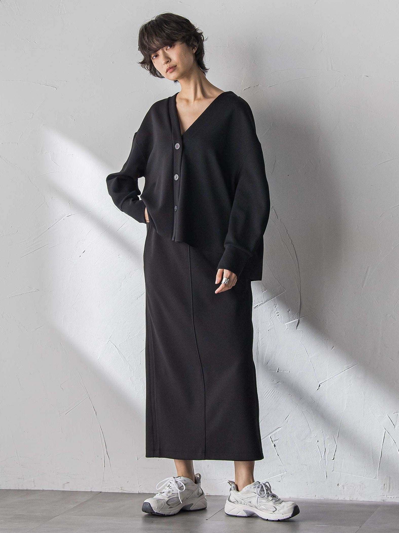 【えらべるSETUP】叶えるIラインスカート≪手洗い可能≫