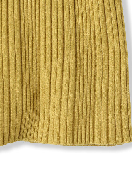 袖ボタンランダムリブニット≪手洗い可能≫