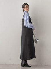 ミックスツイードジャンスカ