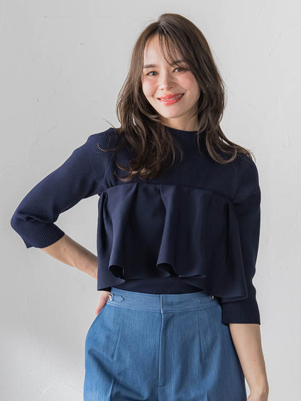 ケープ付き5wayニット