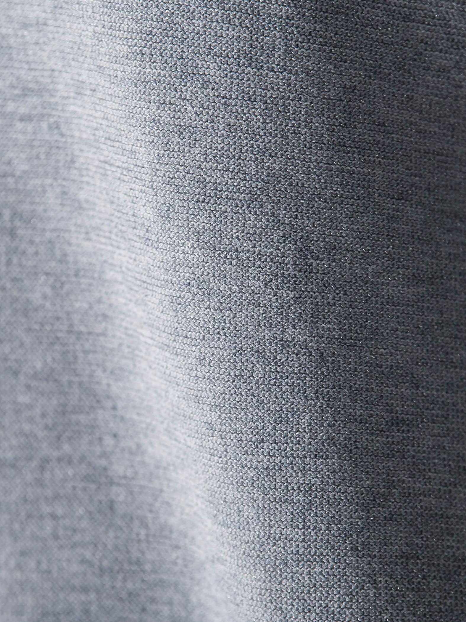 Vネックラメガーターニットプルオーバー≪手洗い可能≫