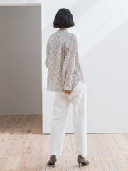 【大きいサイズ】ピクシエスタストレートパンツ≪洗濯機で洗える≫