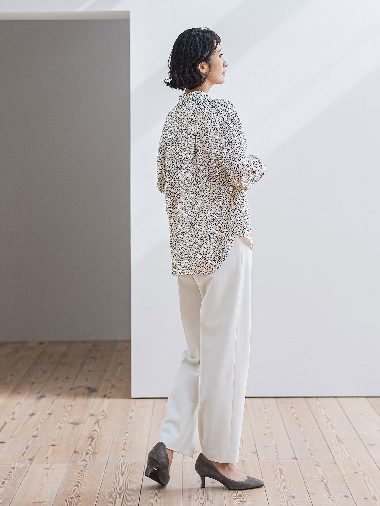 【大きいサイズ】ピクシエスタストレートパンツ≪洗濯機で洗える≫