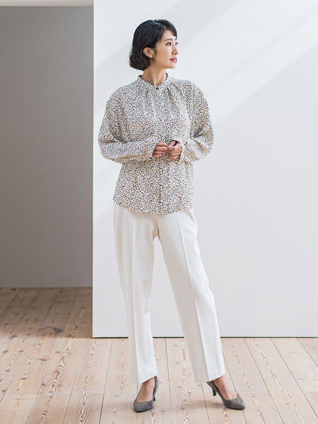 【大きいサイズ】ピクシエスタストレートパンツ≪洗濯機で洗える≫