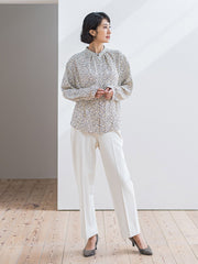 【大きいサイズ】ピクシエスタストレートパンツ≪洗濯機で洗える≫