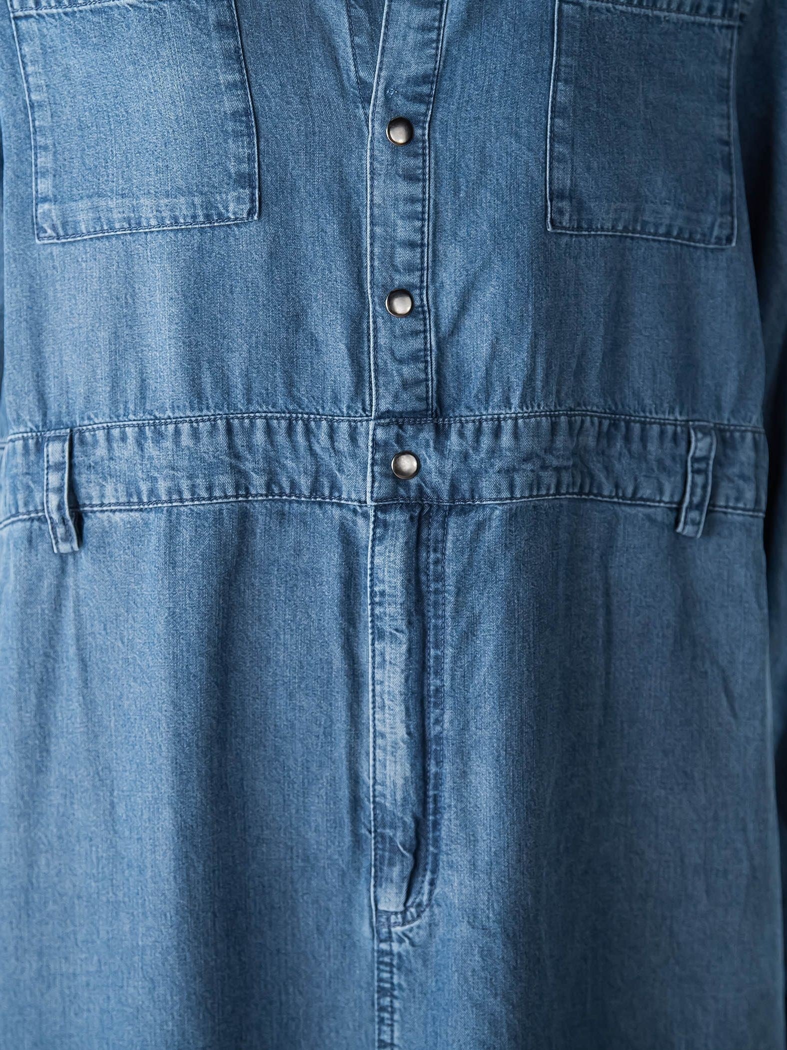 テンセルデニムワンピース